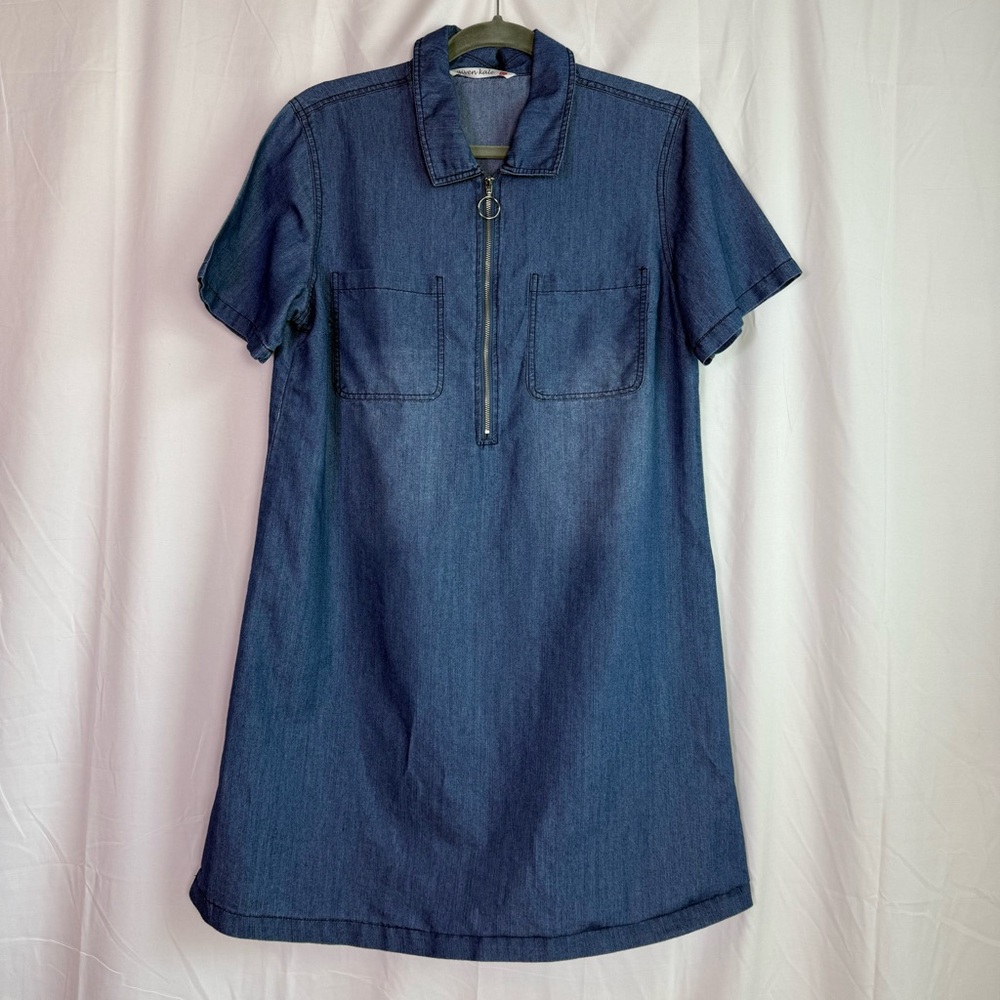 Given Kale Denim Dress
